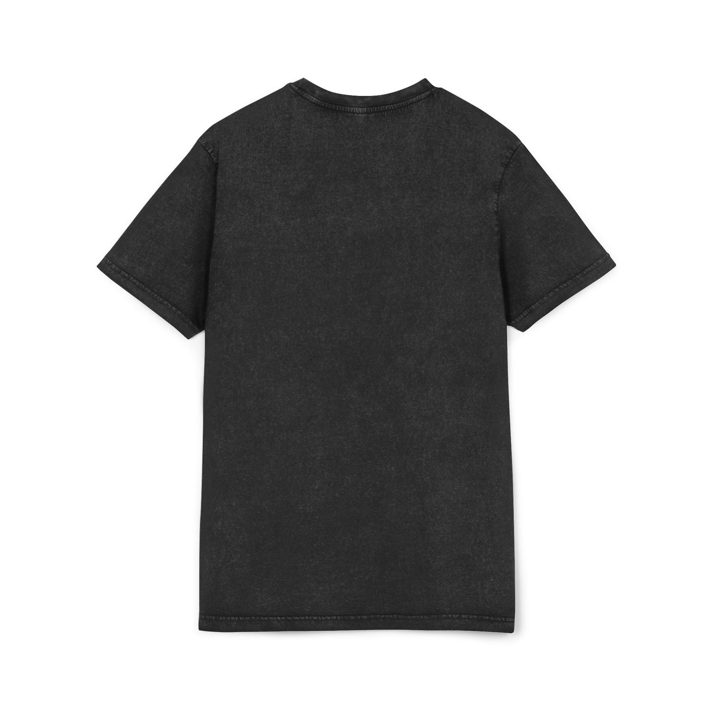 Chic Acid Washed Round Neck Tee - Vintage Style Graphic T-Shirt, Perfect for Casual Outings, Festivals, Gifts, Everyday Wear