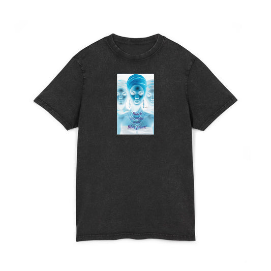 Chic Acid Washed Round Neck Tee - Vintage Style Graphic T-Shirt, Perfect for Casual Outings, Festivals, Gifts, Everyday Wear