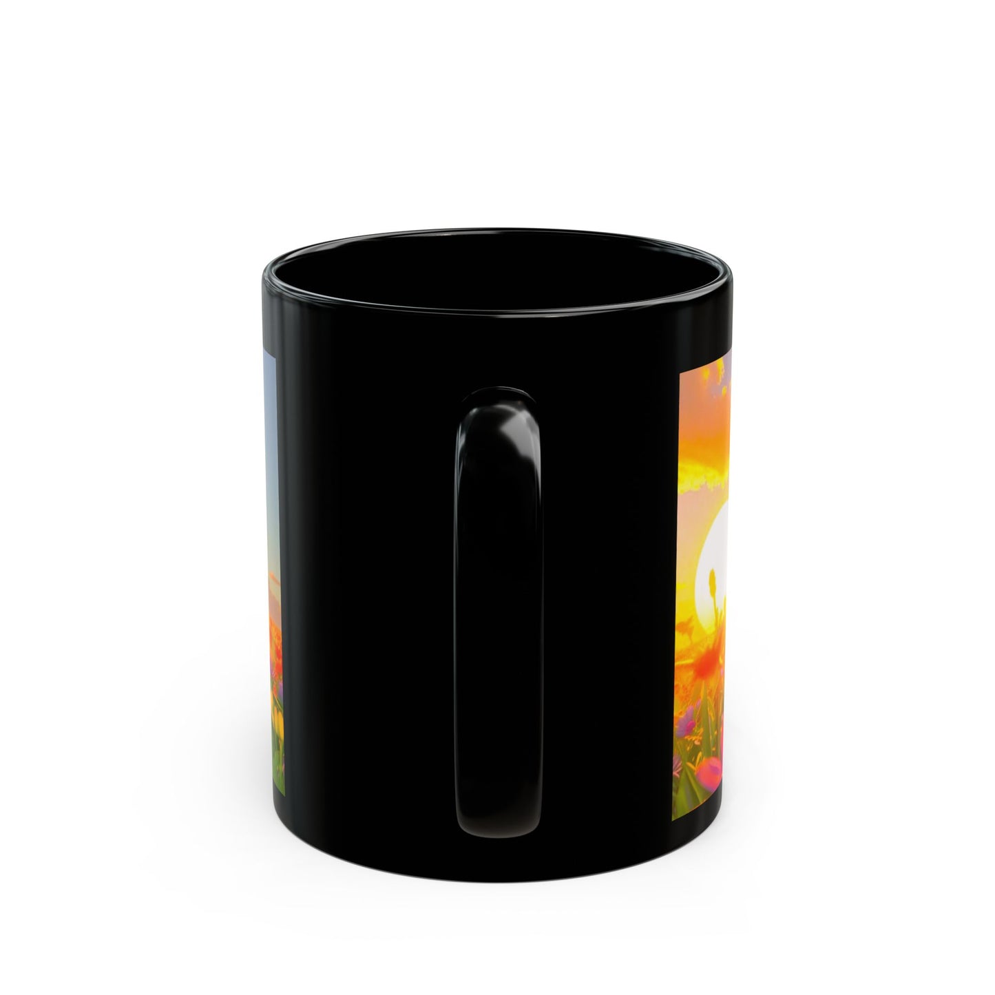 Inspirational Black Mug | Same God Right Now, Back Then | Coffee Cup for Faith, Spirituality, Gifts, Celebrations, Home