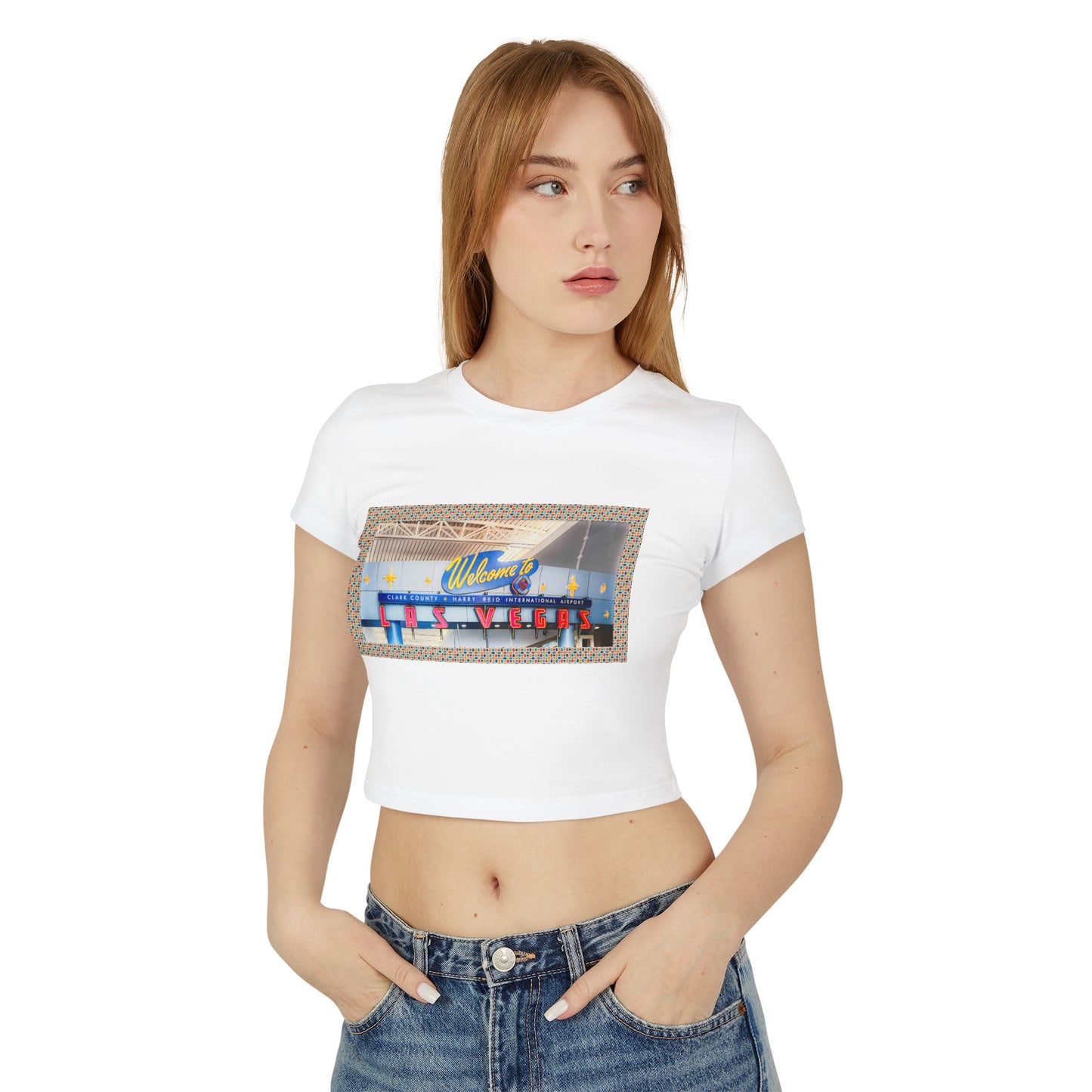 Retro Women's Baby Tee - Vintage Vibes, Casual Fashion, 80s Style, Summer Outfit, Gift for Her