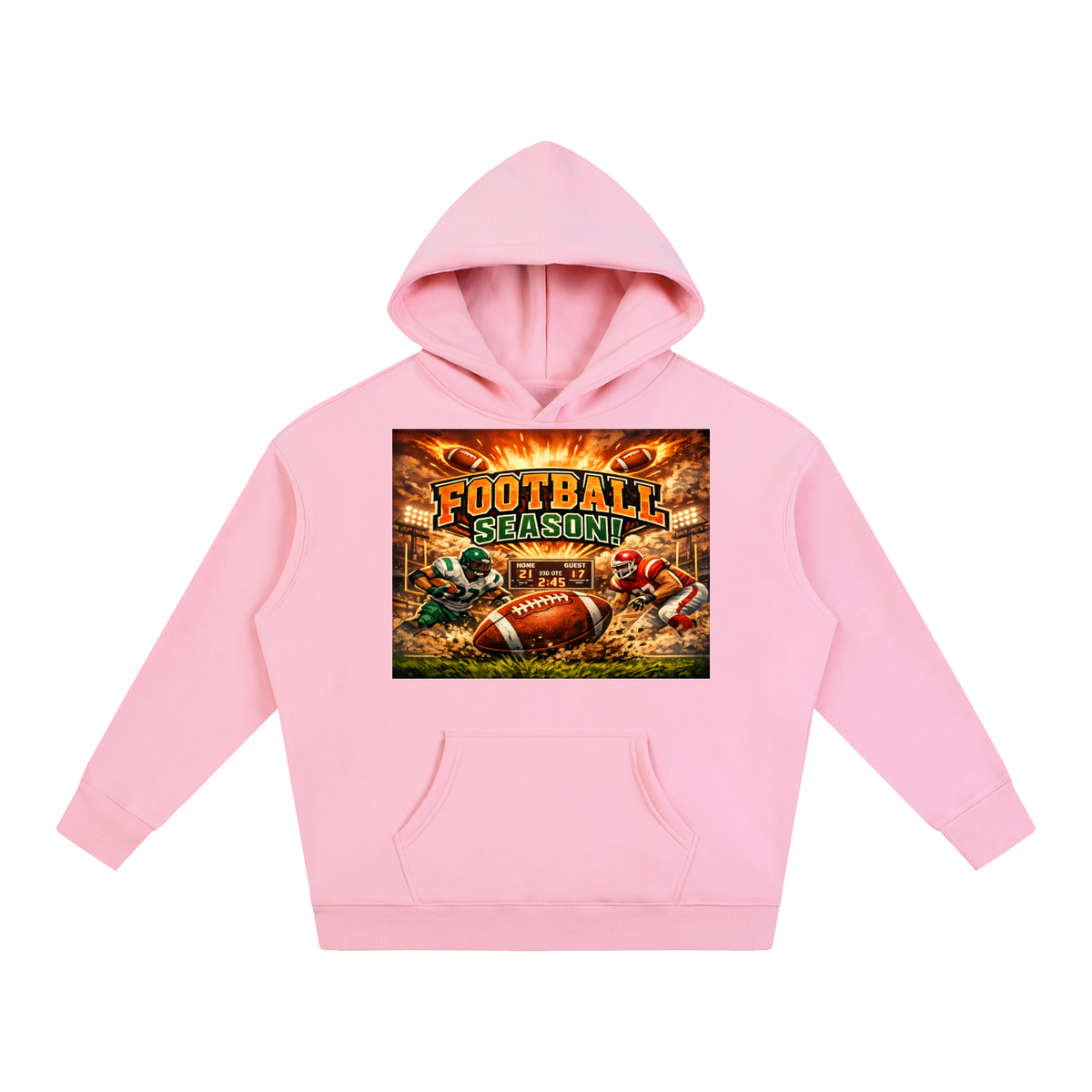 Game Day Oversize Fleeced Hoodie