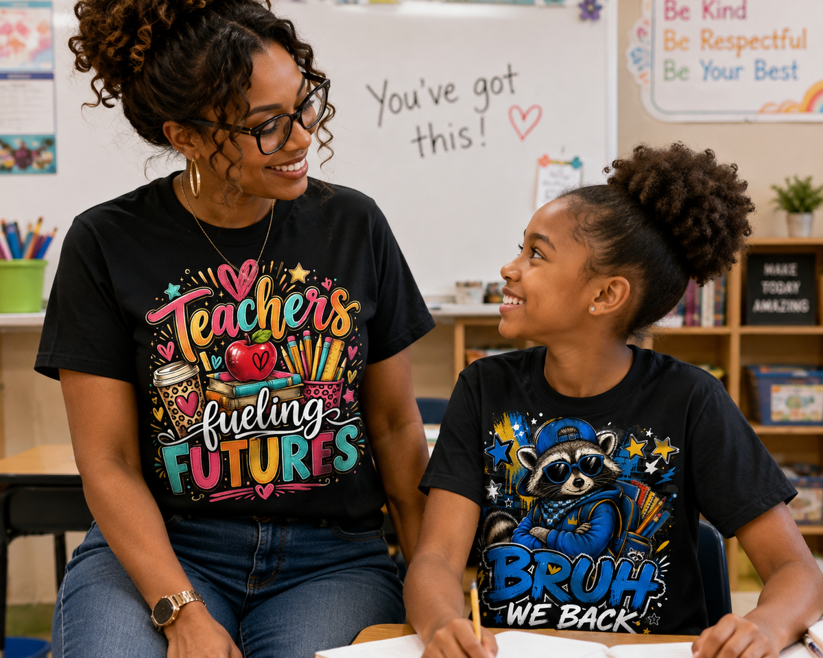 Teacher tees for back to school and classroom style