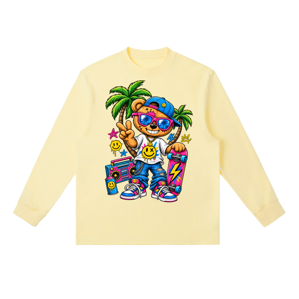 "Peace teddy" Long-Sleeve T-Shirt