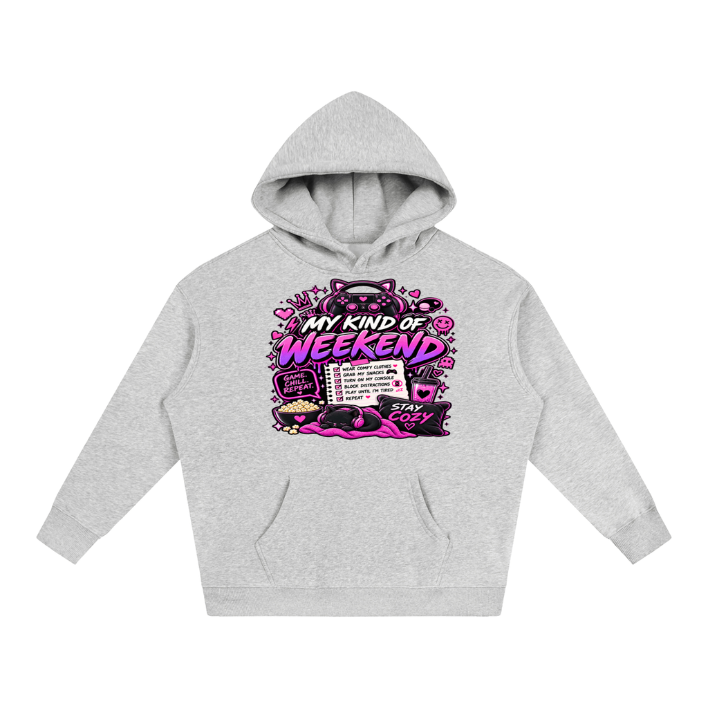 My Type of Wknd Cozy Oversized Hoodie