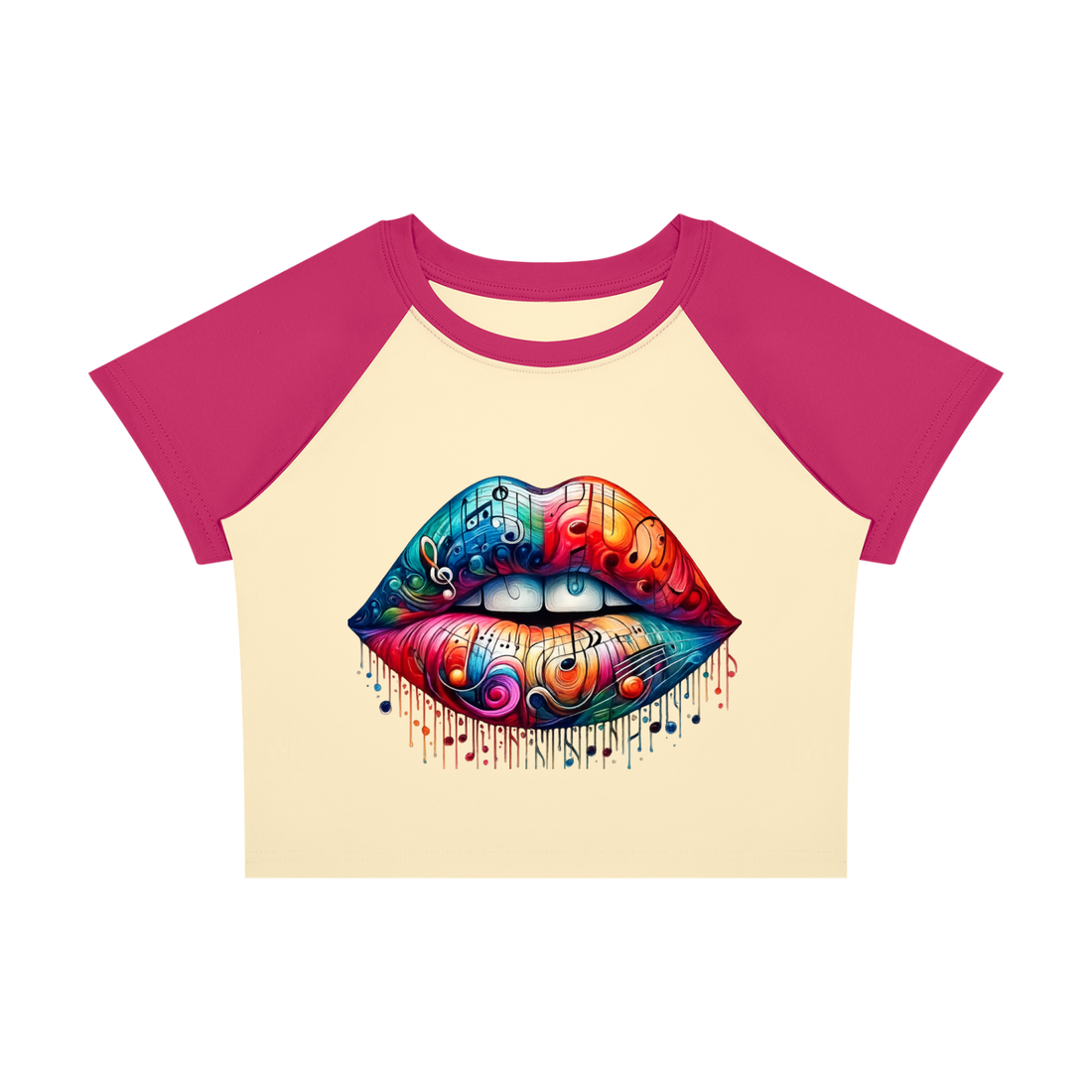 Singing Color Women’s Raglan T-Shirt