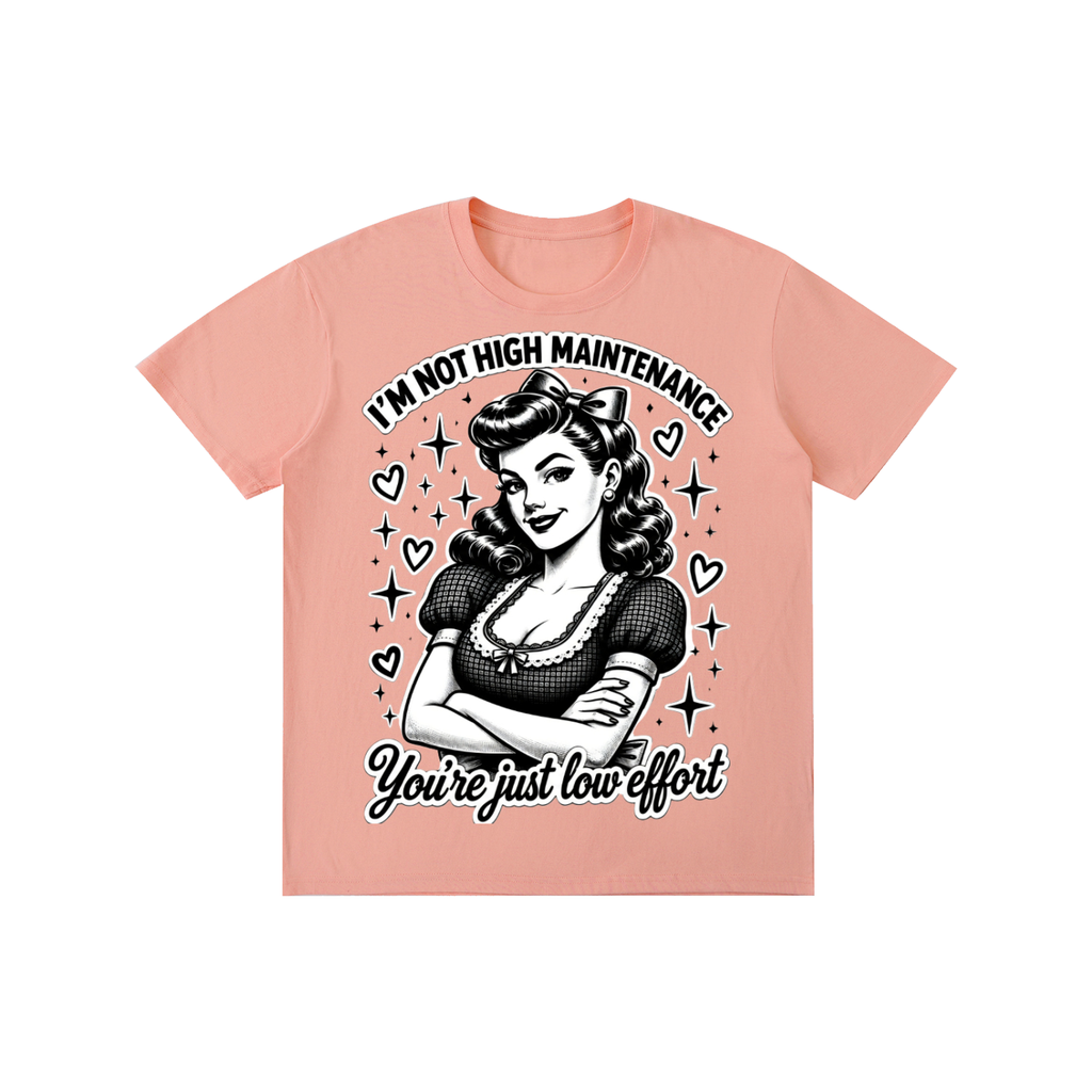 "High maintenance" Pure Cotton Unisex T-Shirt