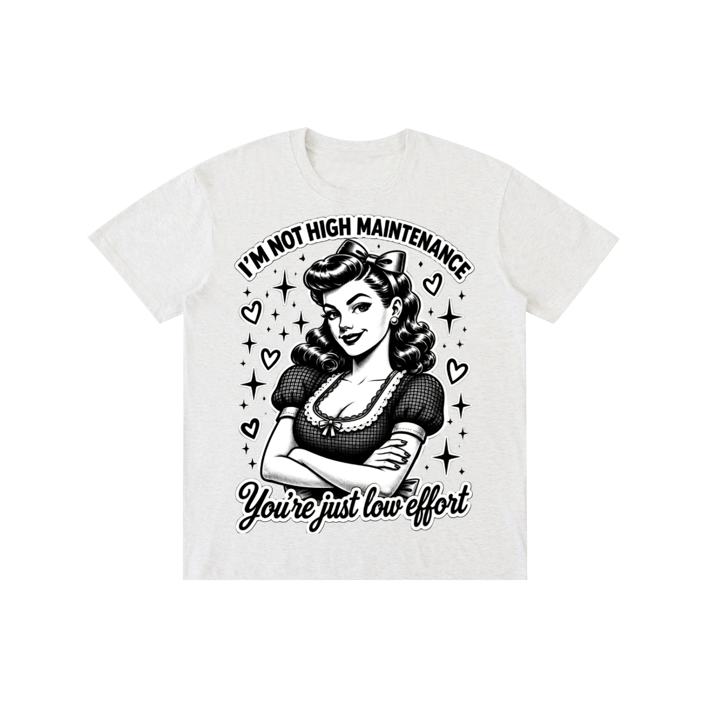 "High maintenance" Pure Cotton Unisex T-Shirt