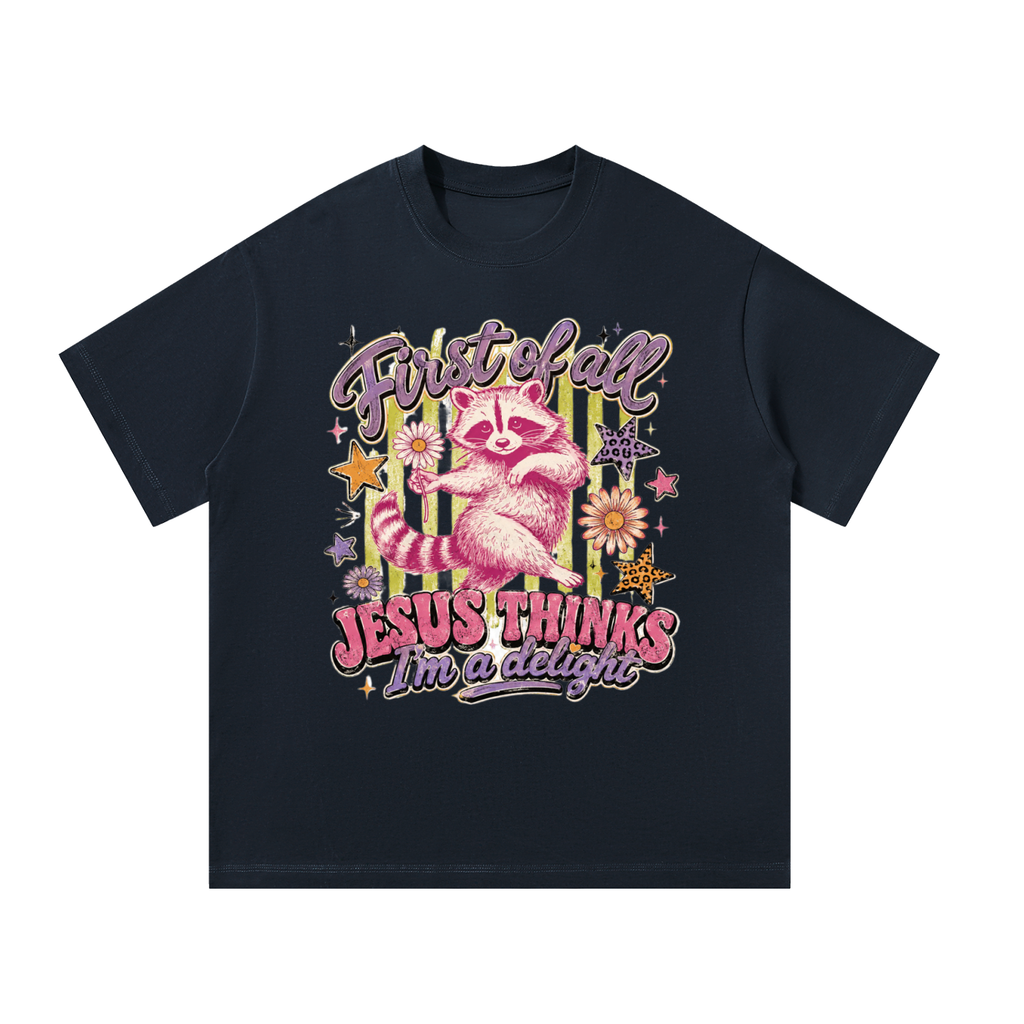 "I'm a delight " Unisex Oversized T-Shirt