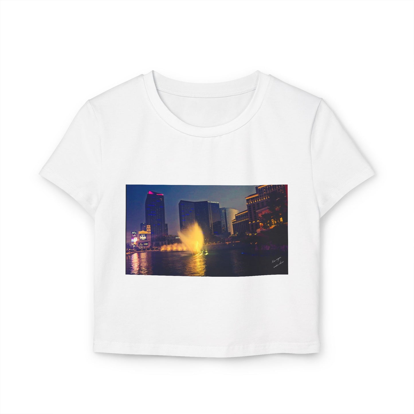 Women's Cityscape Baby Tee, Trendy Crop Top, Urban Lifestyle Tee, Casual Summer Shirt, Gift for Her, Travel-Inspired Fashion