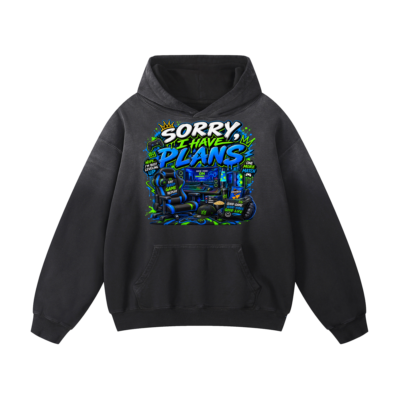 Sorry, I Have Plans. Gamer Hoodie