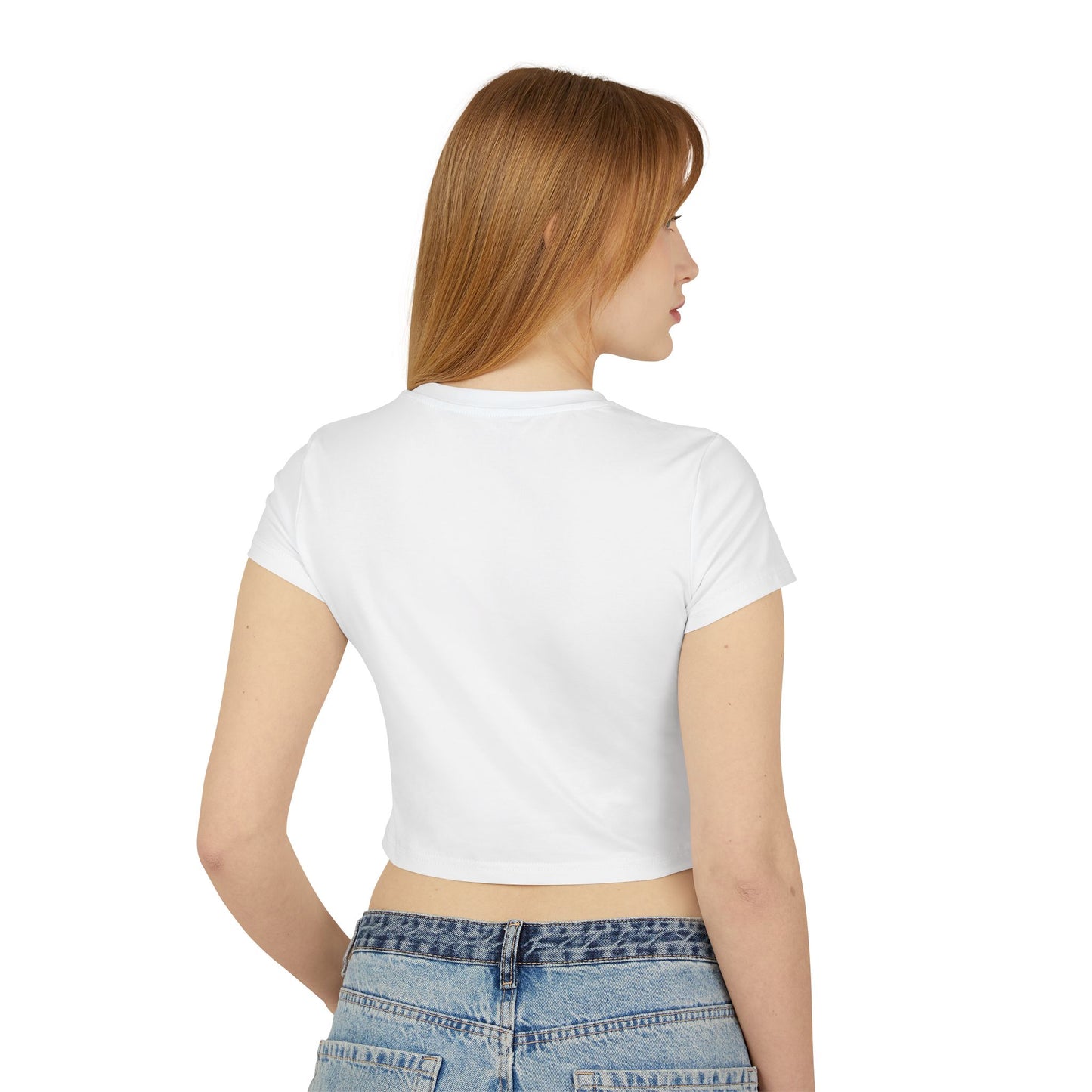 Women's Cityscape Baby Tee, Trendy Crop Top, Urban Lifestyle Tee, Casual Summer Shirt, Gift for Her, Travel-Inspired Fashion