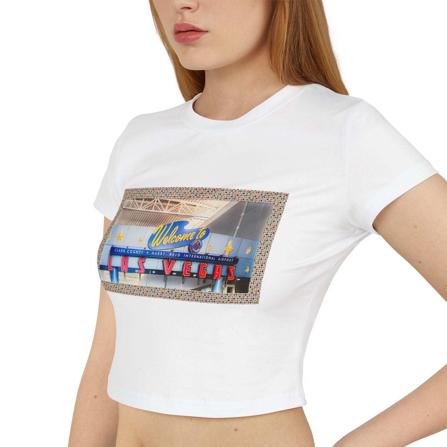 Retro Women's Baby Tee - Vintage Vibes, Casual Fashion, 80s Style, Summer Outfit, Gift for Her