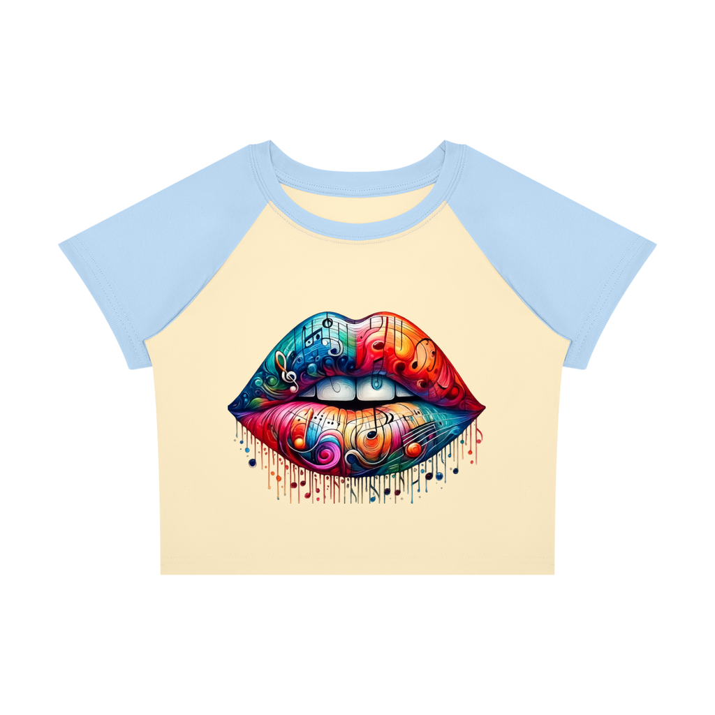 Women’s Raglan Color Block Baby T-Shirt