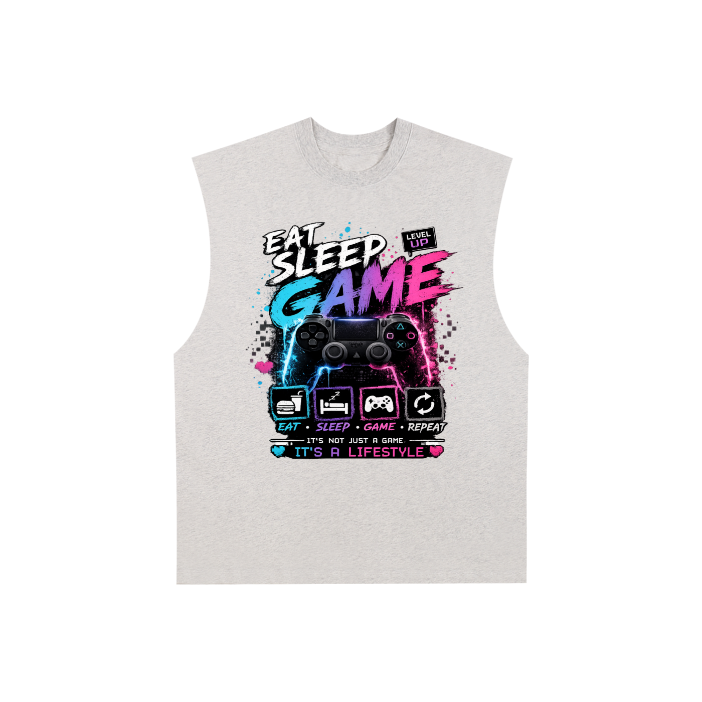 Raw Edge Cotton Tank Top