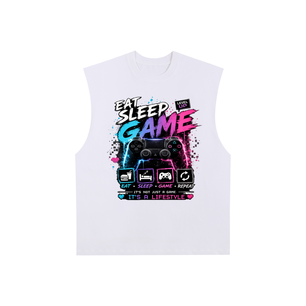 Raw Edge Cotton Tank Top