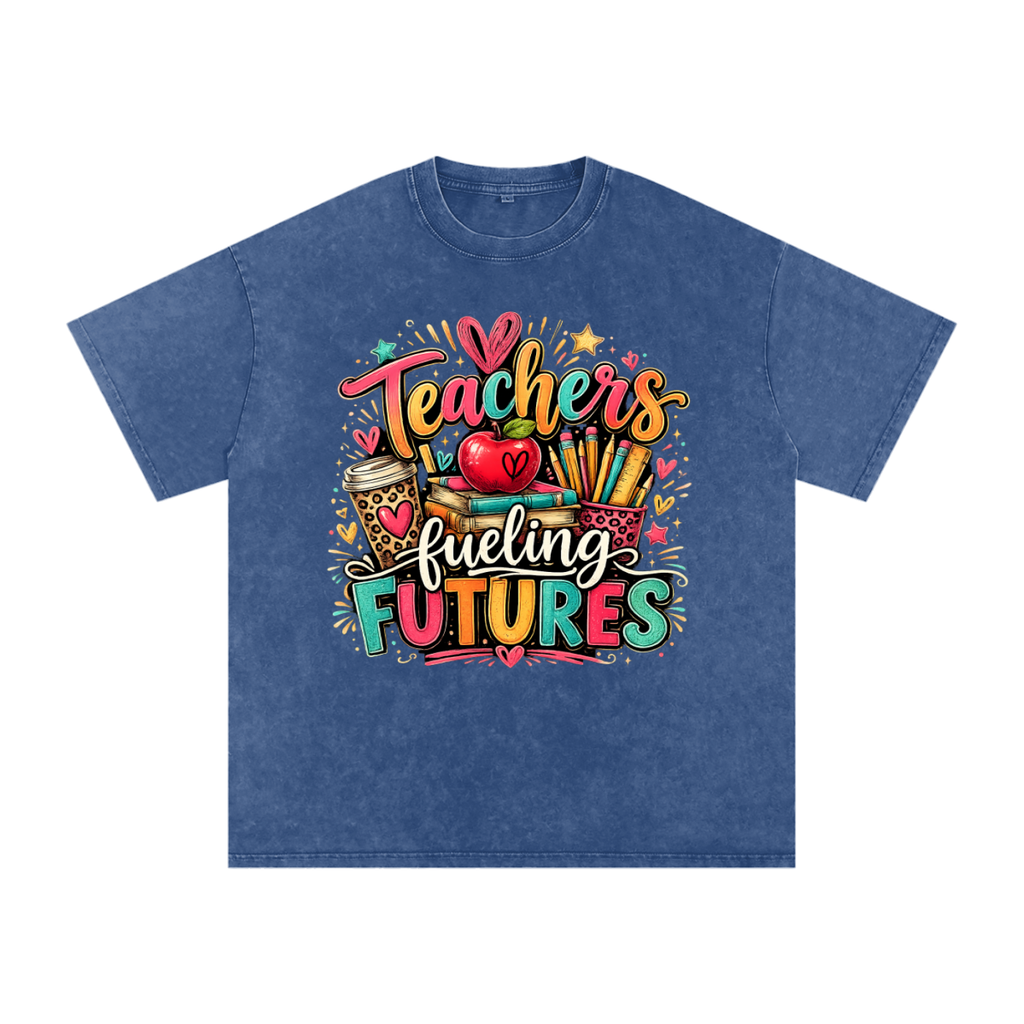 "Teachers Fueling Futures" Oversized Cotton T-Shirt