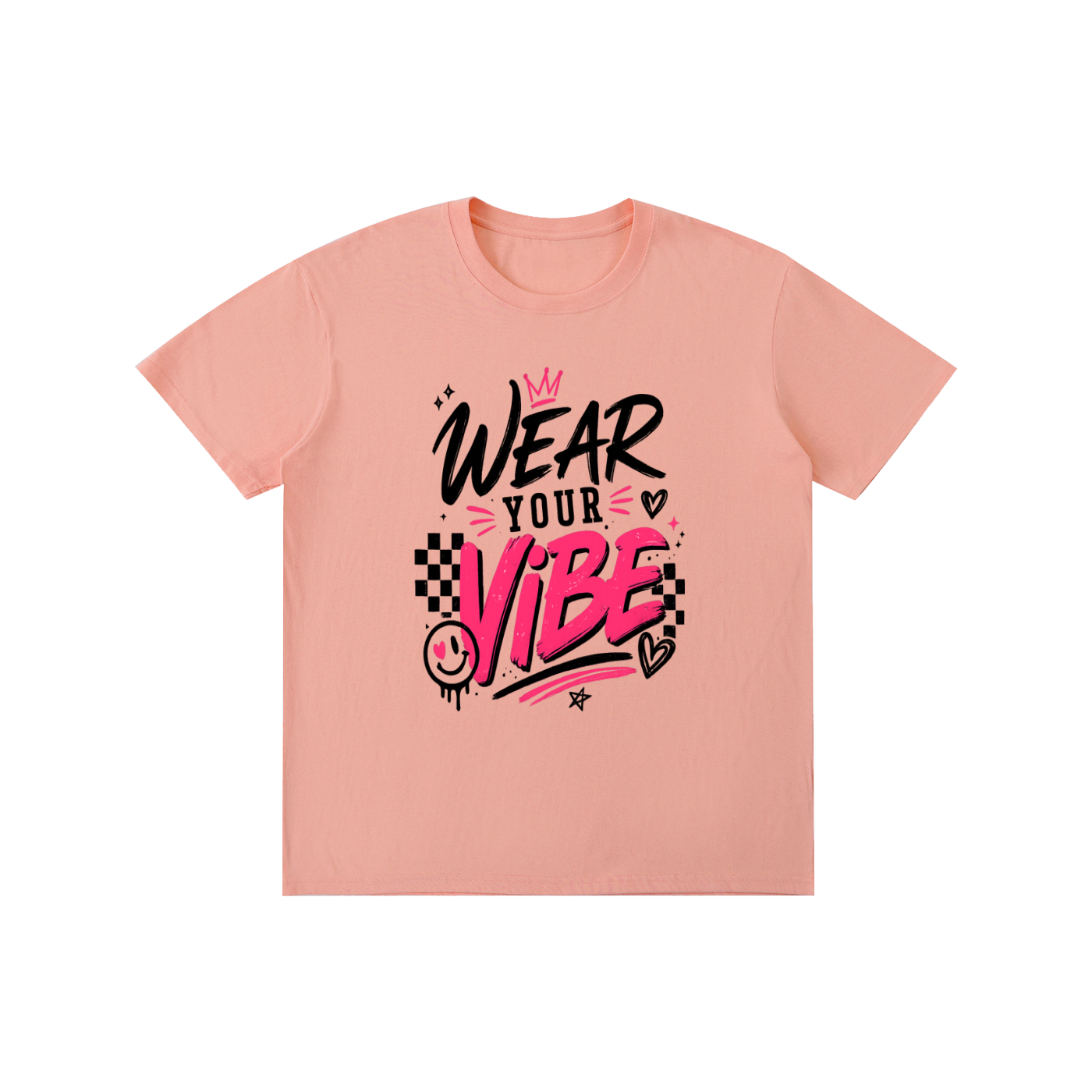 "Vibe Check" Pure Cotton Unisex T-Shirt