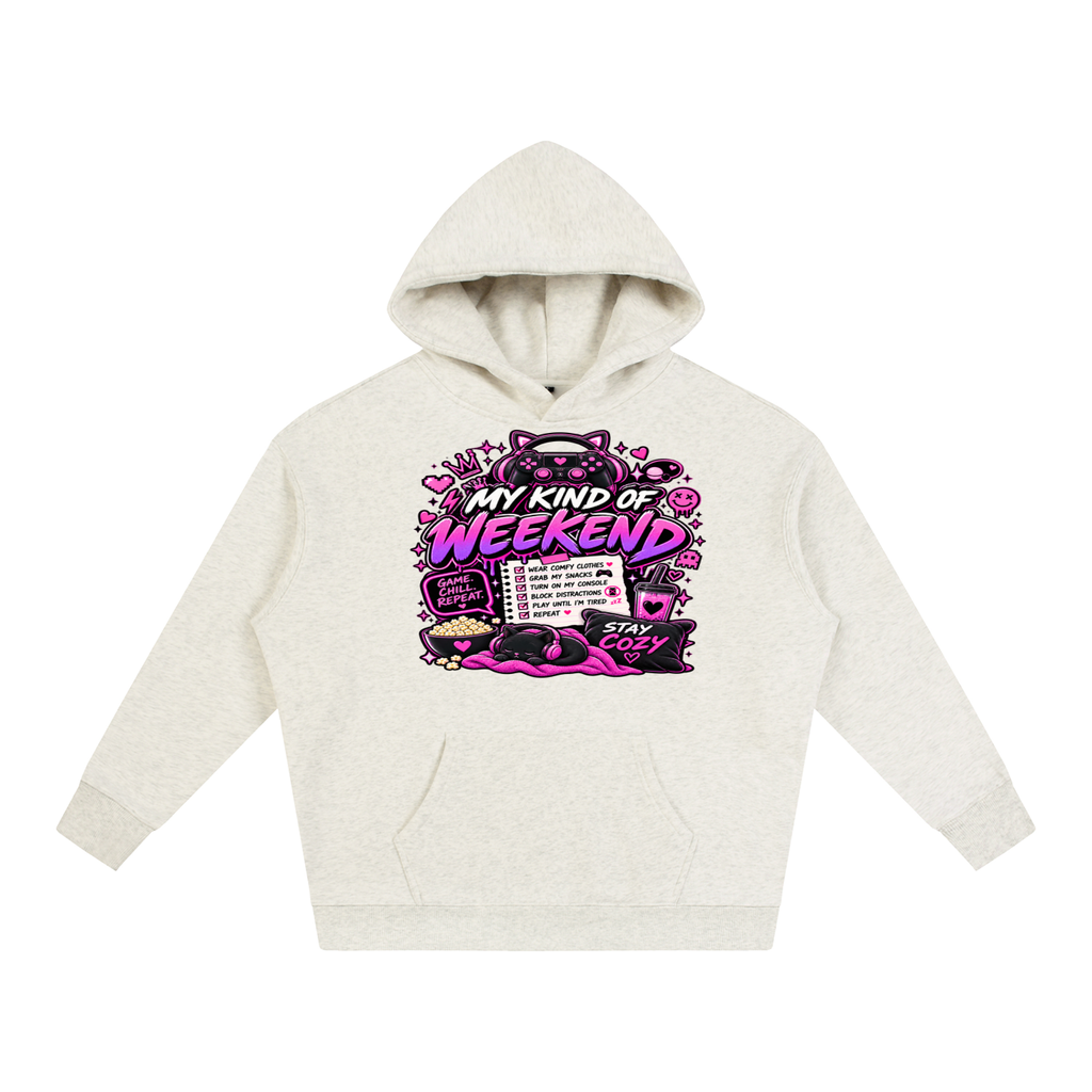 My Type of Wknd Cozy Oversized Hoodie