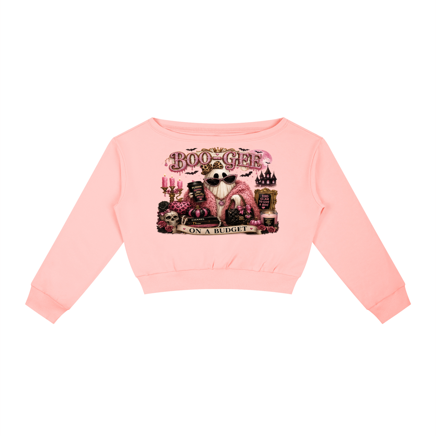 Budget babe Women's Off-Shoulder Sweatshirt