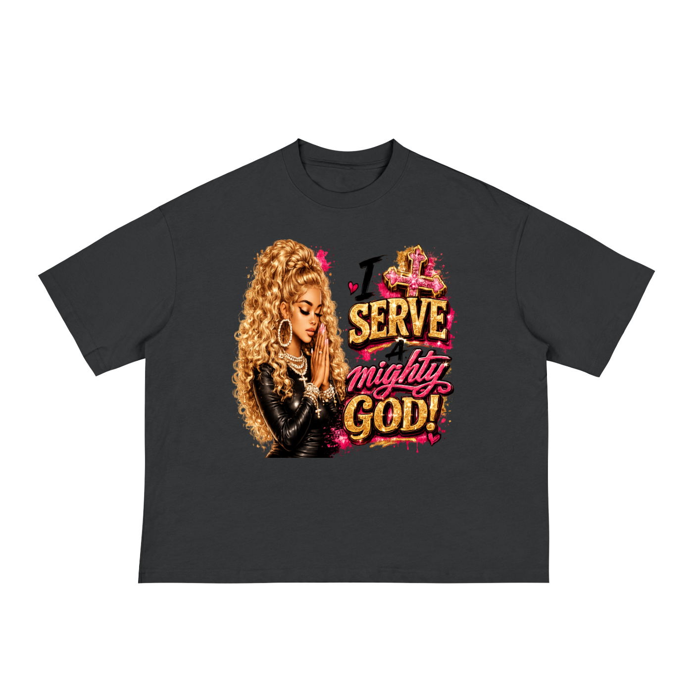 "My GOD" Classic Loose Boxy Tee