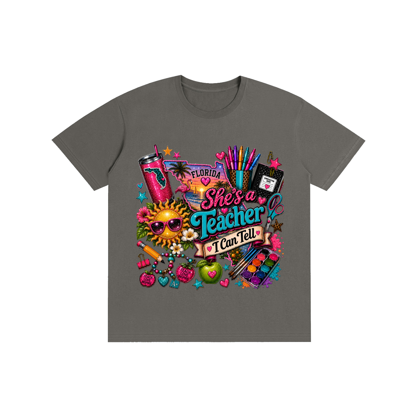 Florida "She's a teacher" unisex t-shirt
