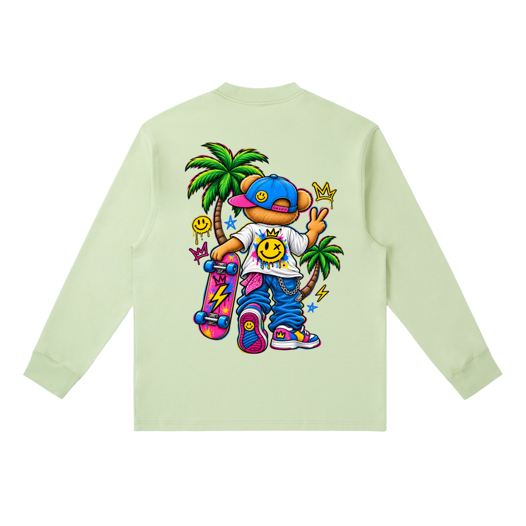 "Peace teddy" Long-Sleeve T-Shirt