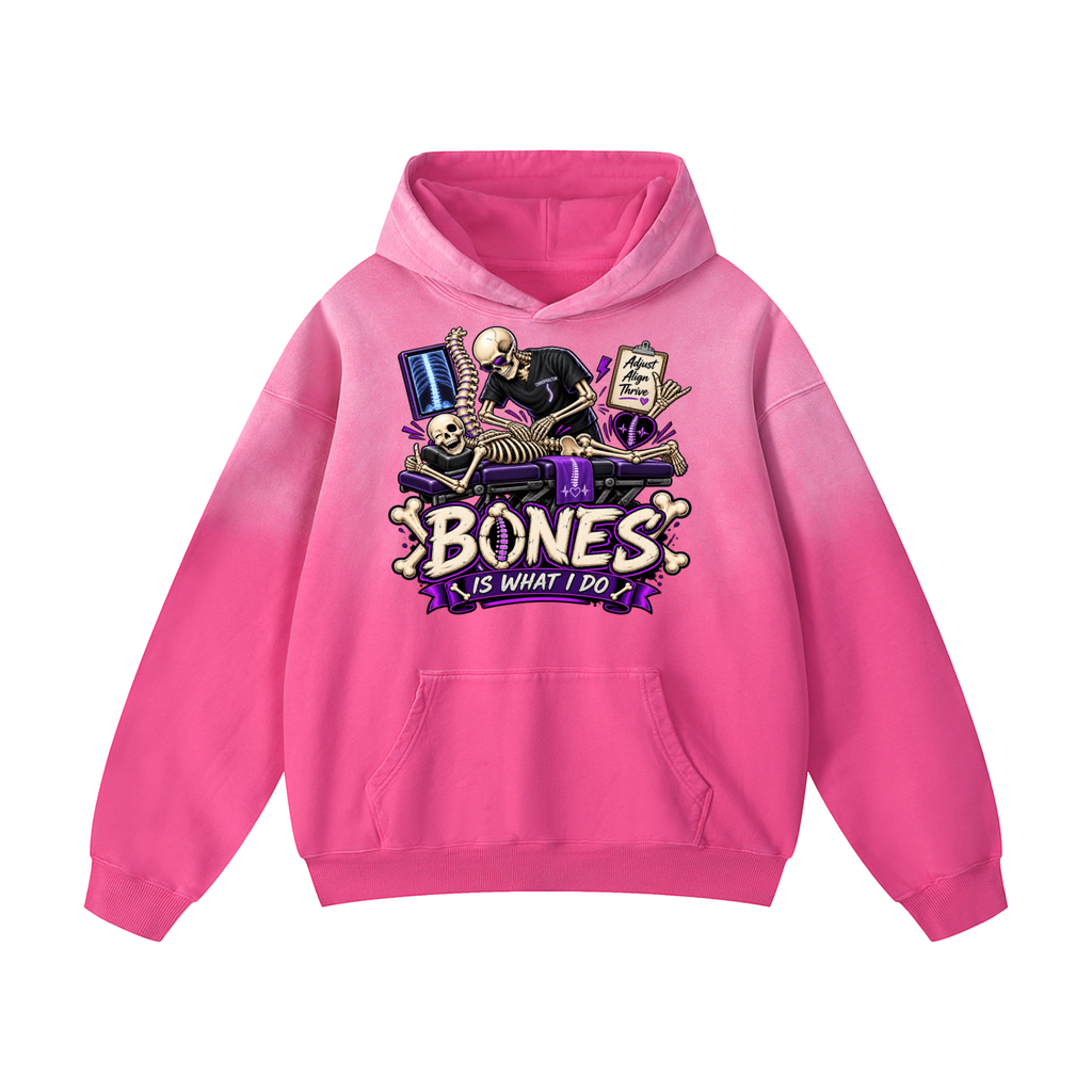 Skeleton Vibes Oversized Hoodie