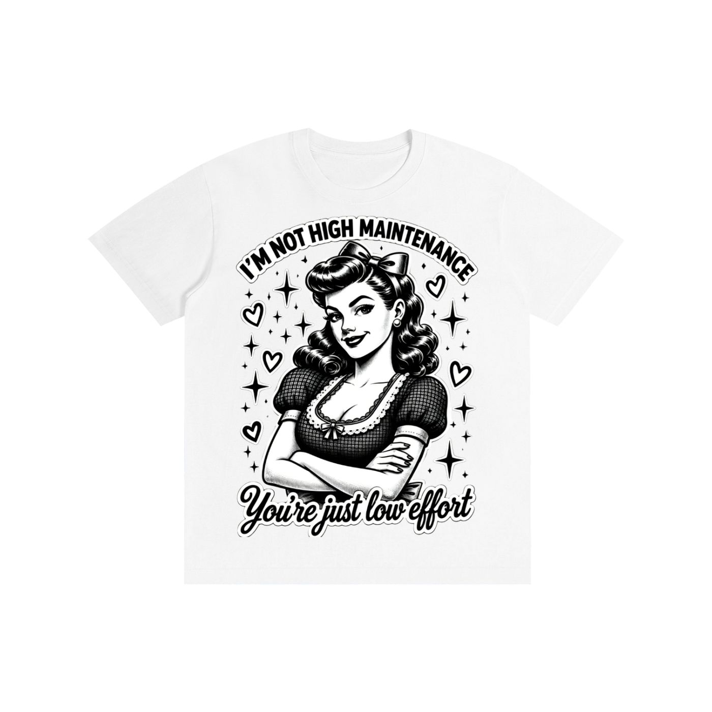 "High maintenance" Pure Cotton Unisex T-Shirt