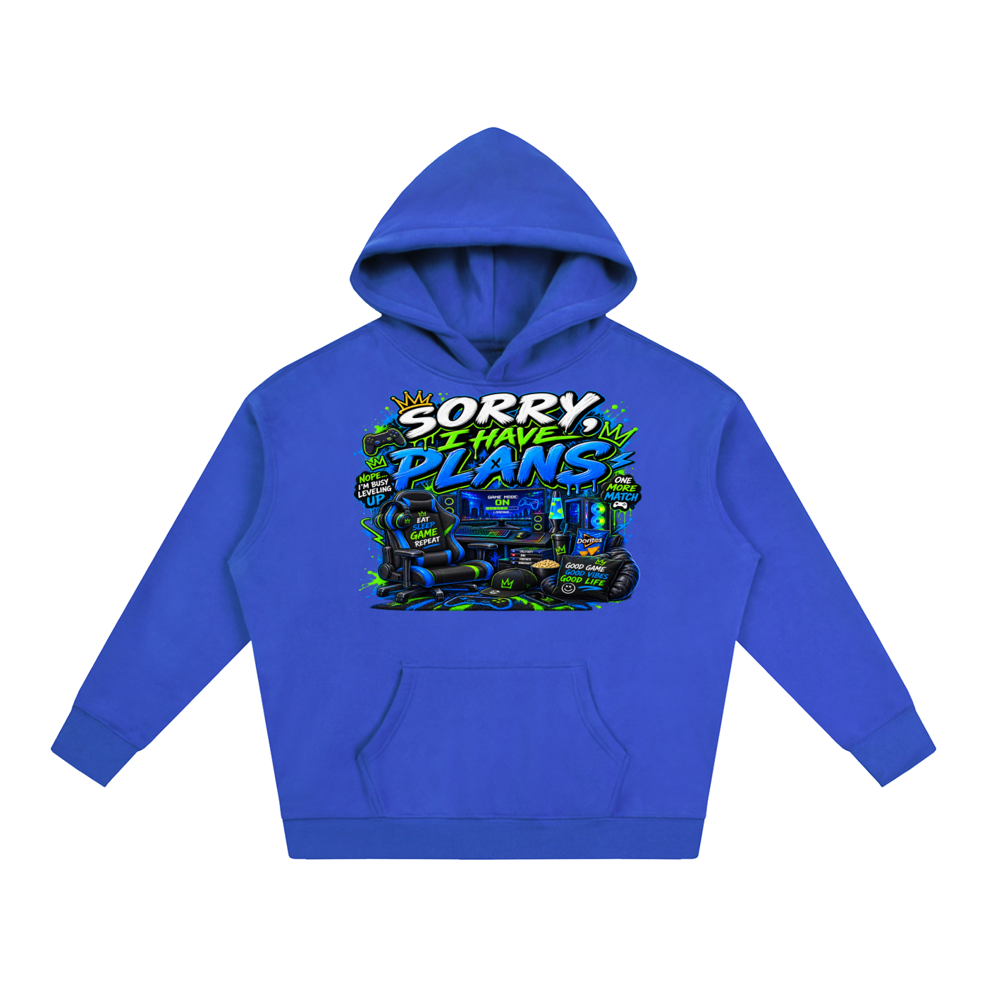 Sorry, I Have Plans Cozy Oversized Hoodie