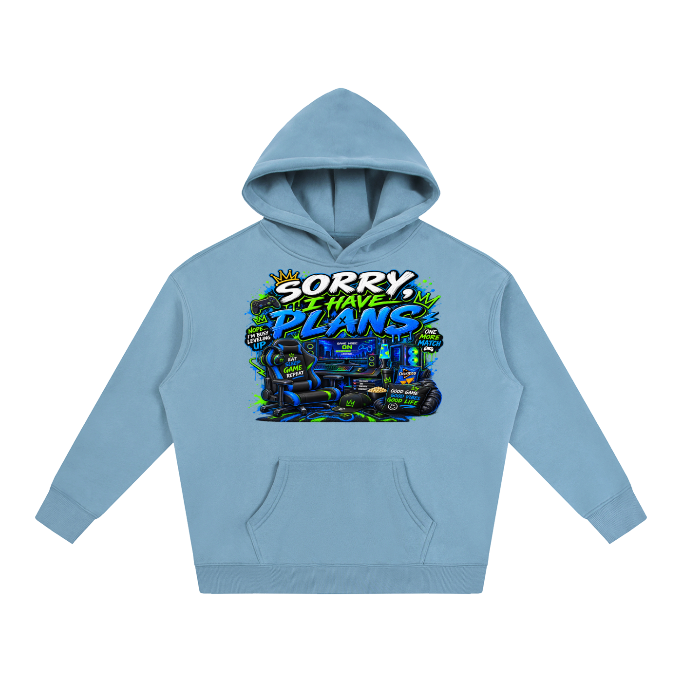 Sorry, I Have Plans Cozy Oversized Hoodie