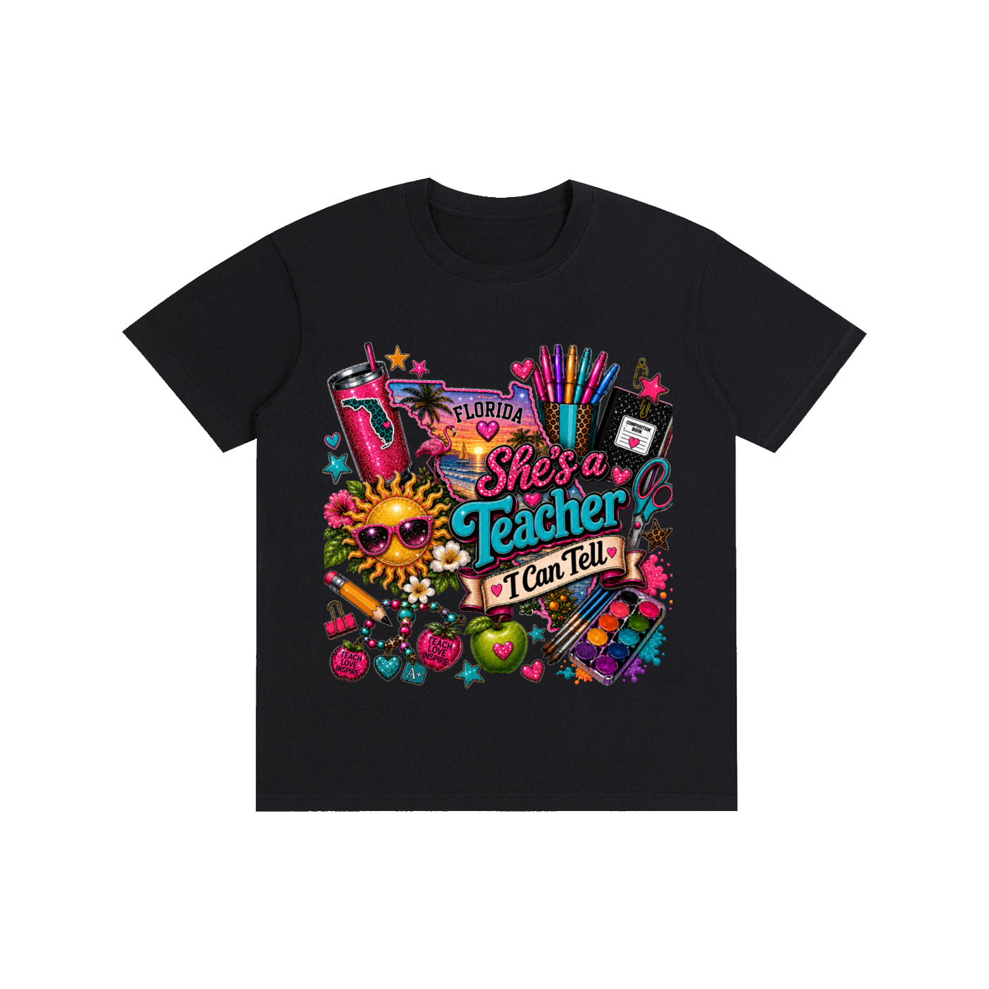 Florida "She's a teacher" unisex t-shirt