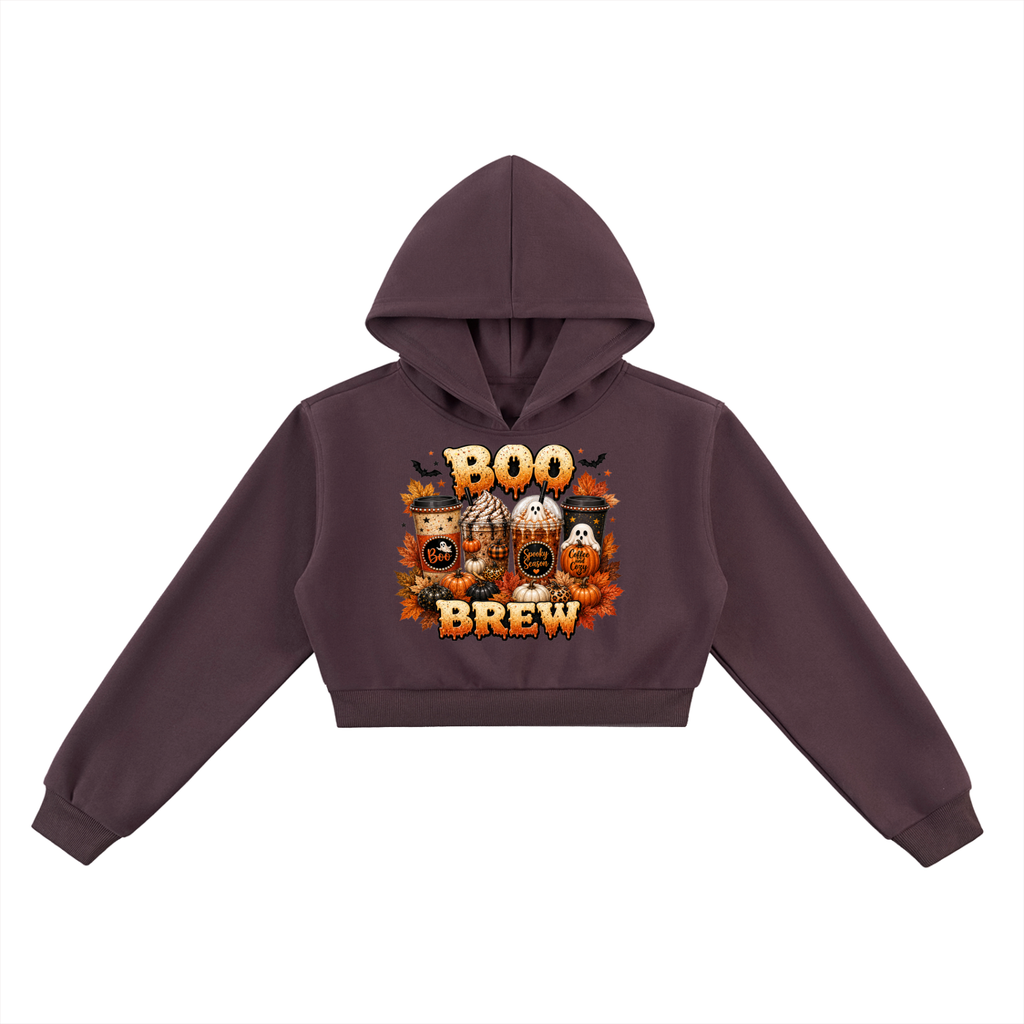 Brew Cropped Hoodie