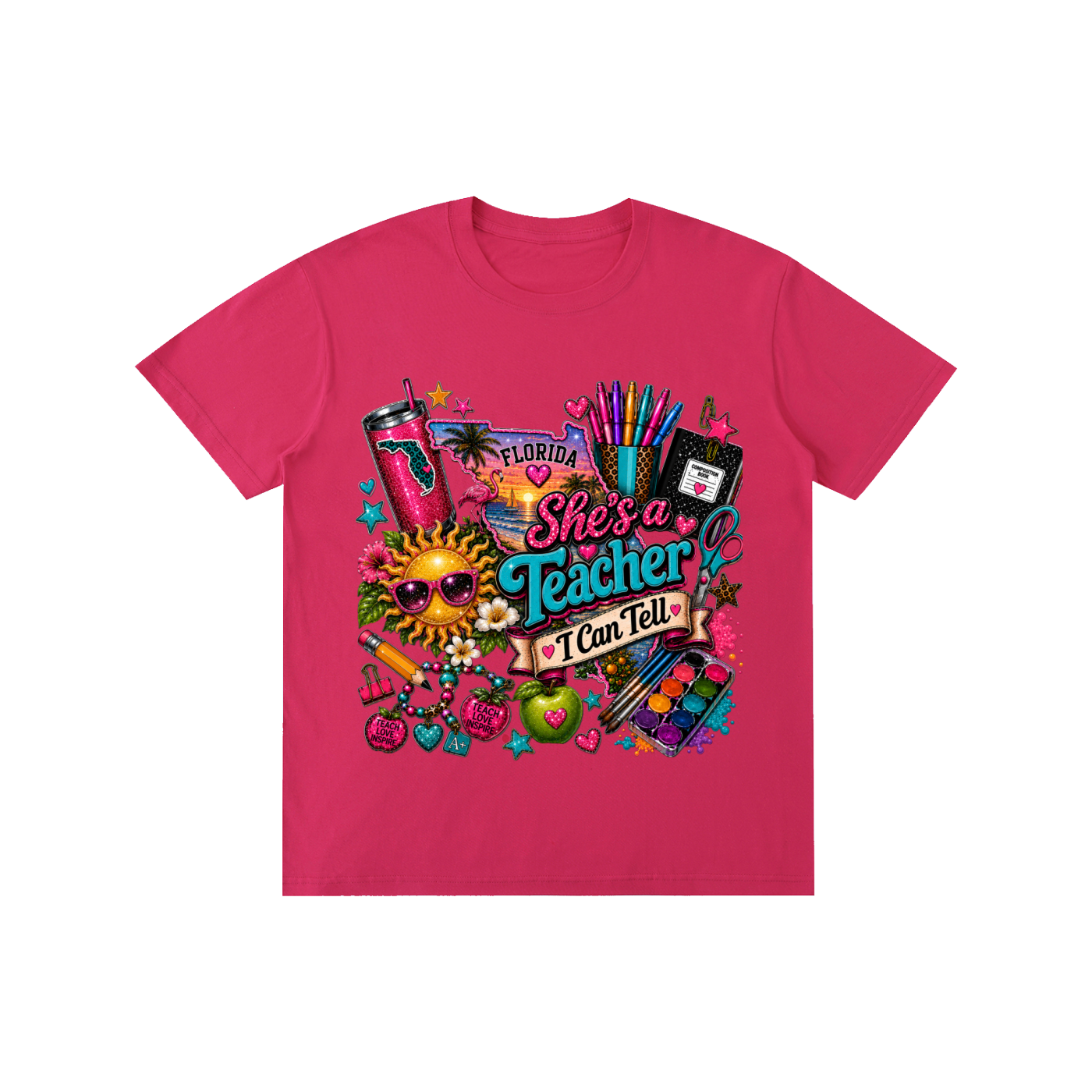 Florida "She's a teacher" unisex t-shirt