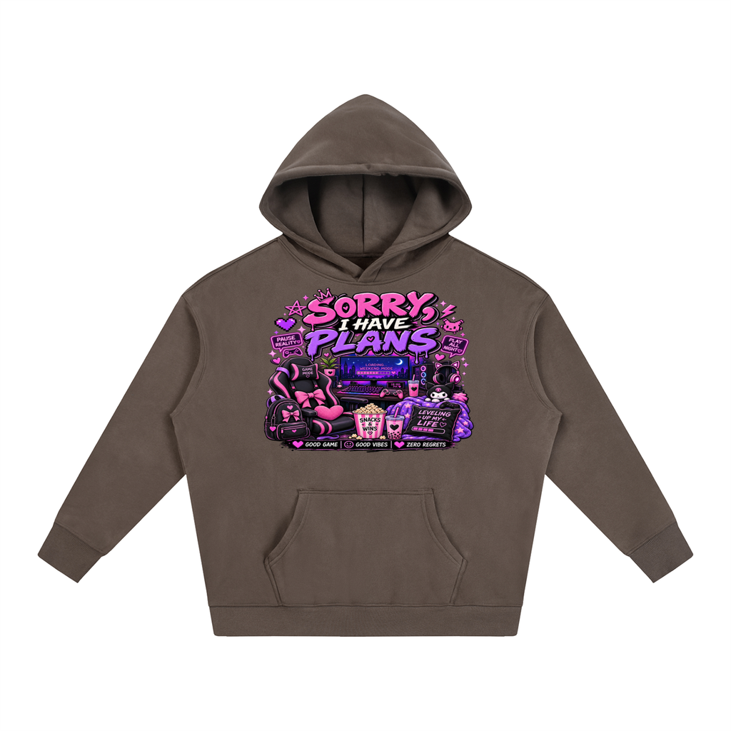Sorry, I'm Gaming Cozy Oversized Hoodie
