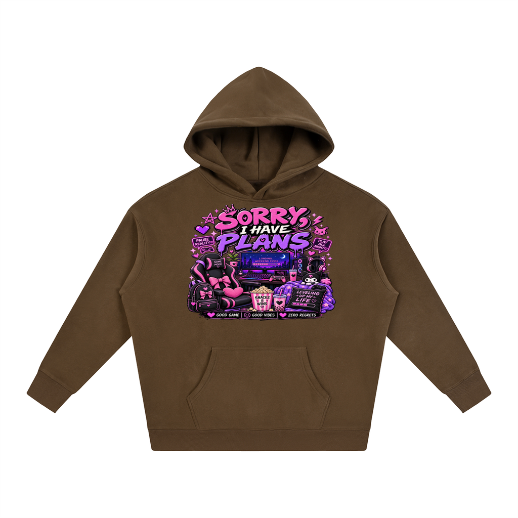 Sorry, I'm Gaming Cozy Oversized Hoodie