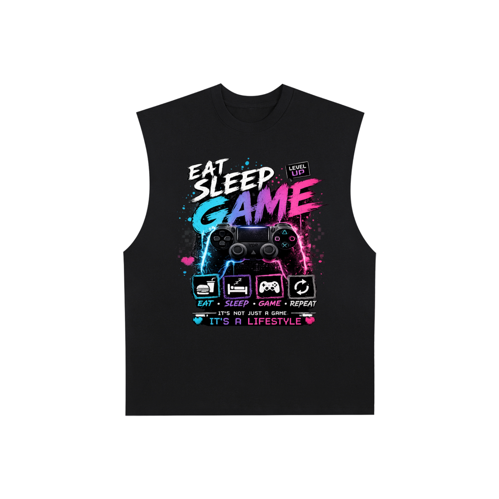 Raw Edge Cotton Tank Top