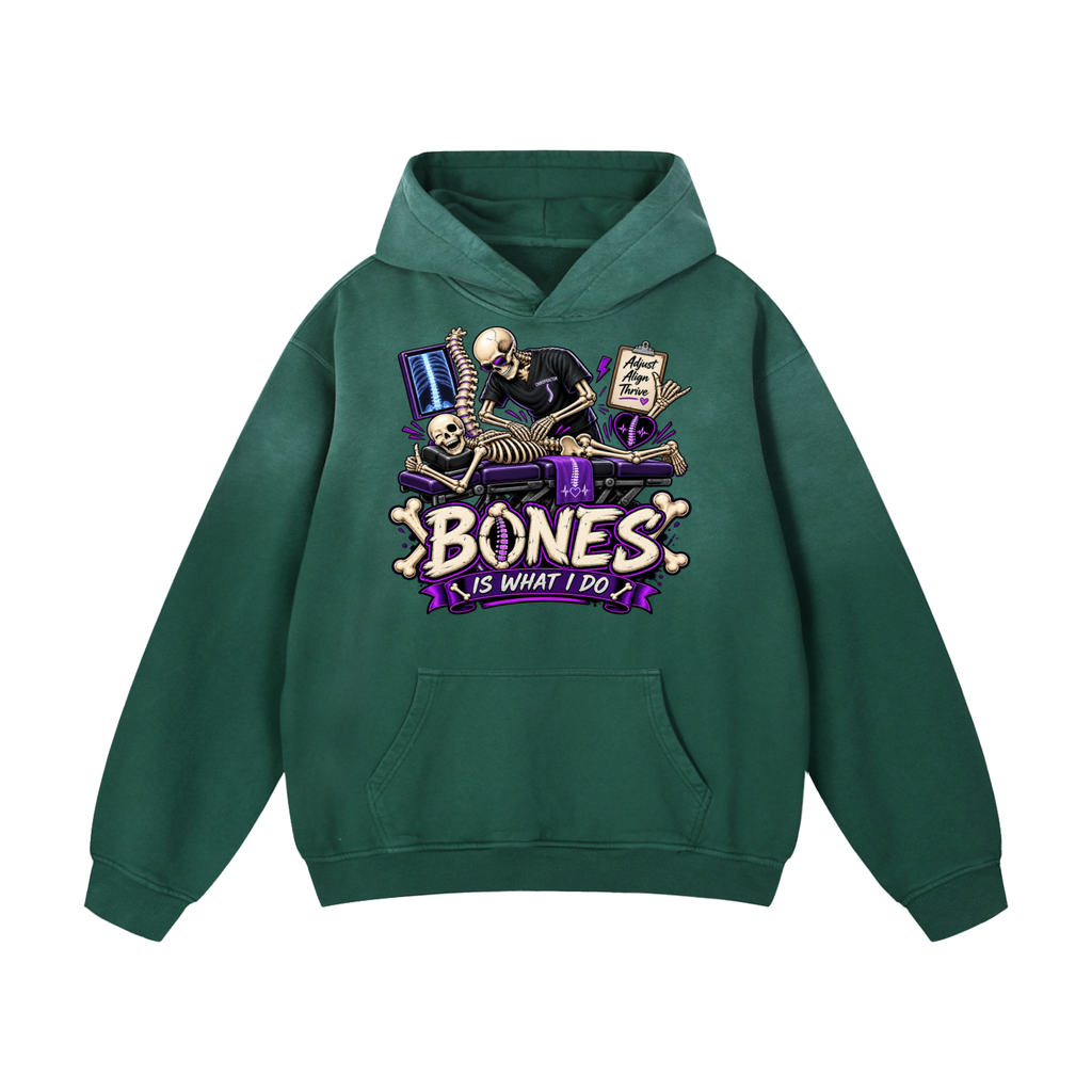 Skeleton Vibes Oversized Hoodie