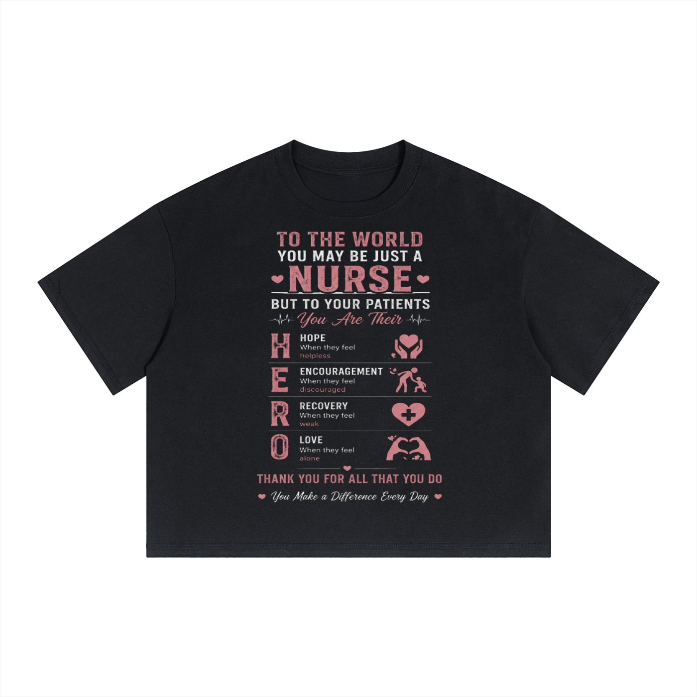 "You are their world" Unisex Boxy Drop Shoulder Crop T-Shirt