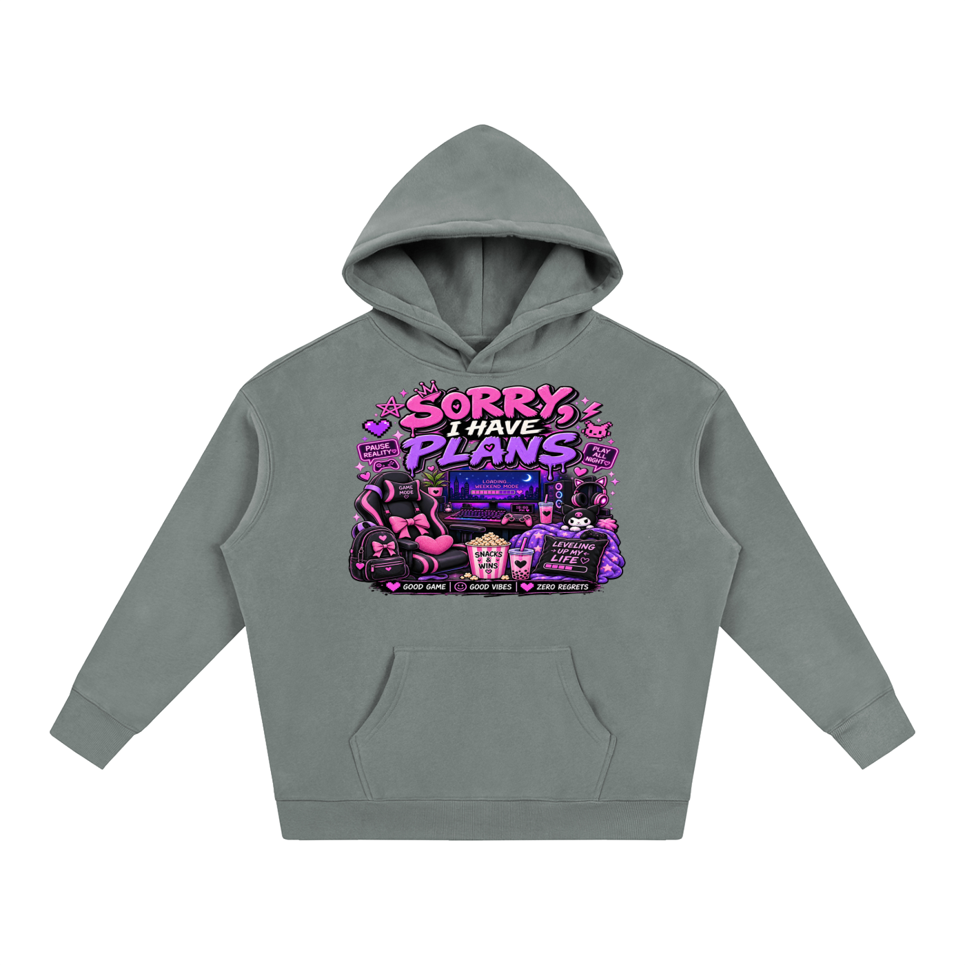 Sorry, I'm Gaming Cozy Oversized Hoodie