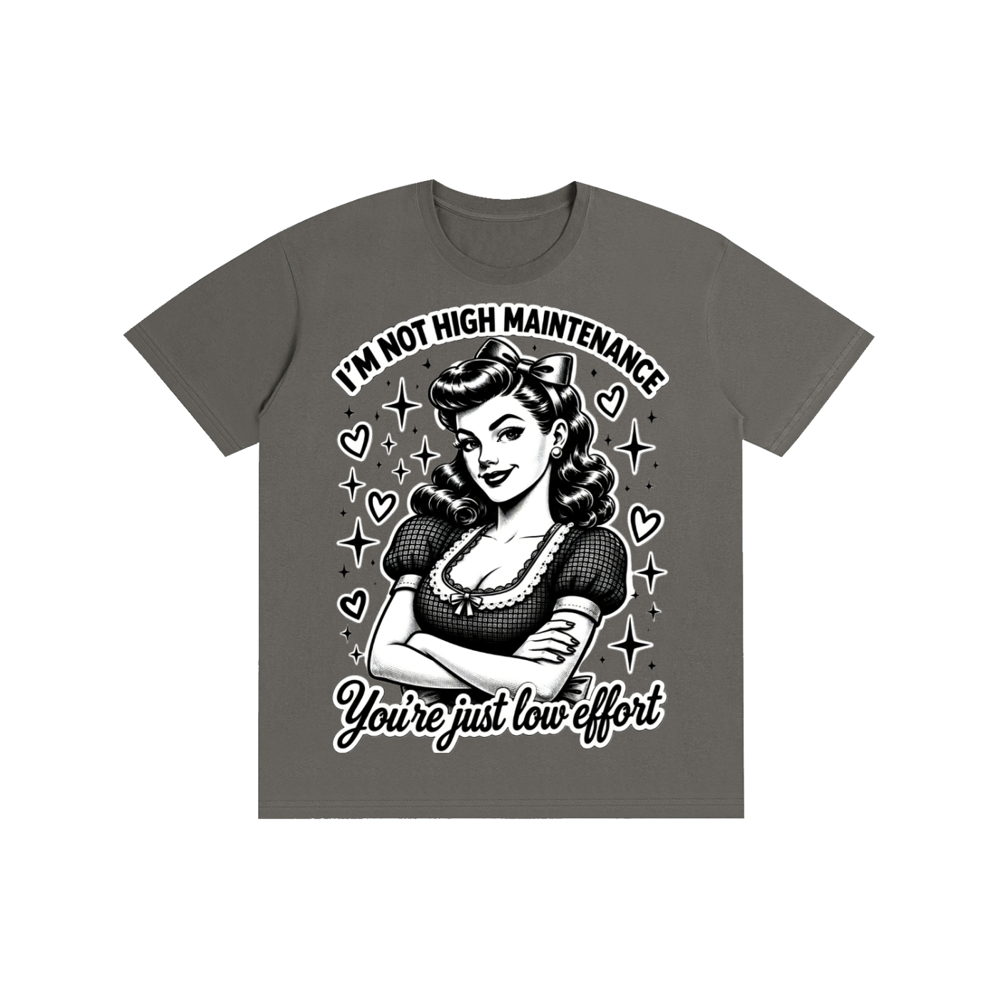 "High maintenance" Pure Cotton Unisex T-Shirt
