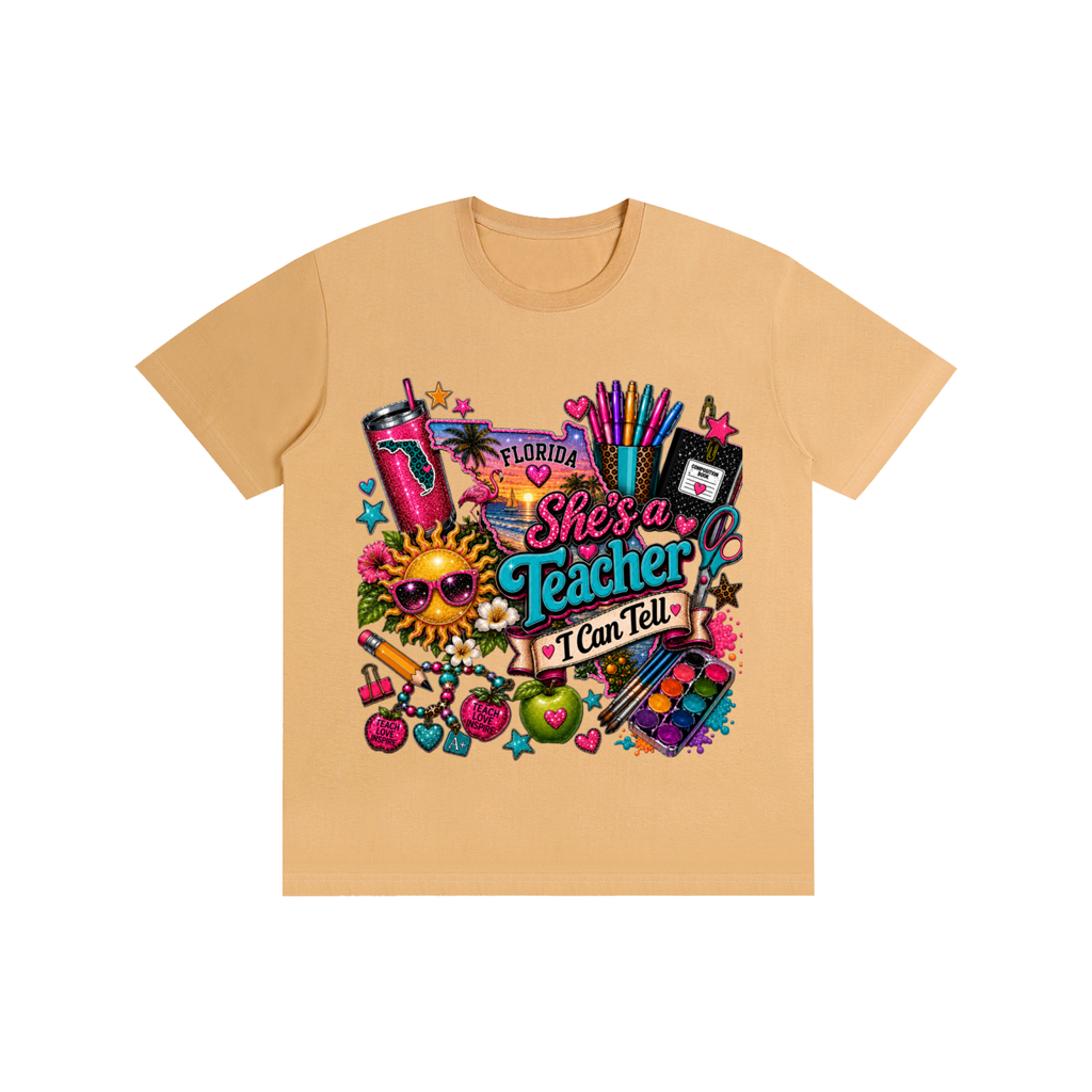 Florida "She's a teacher" unisex t-shirt