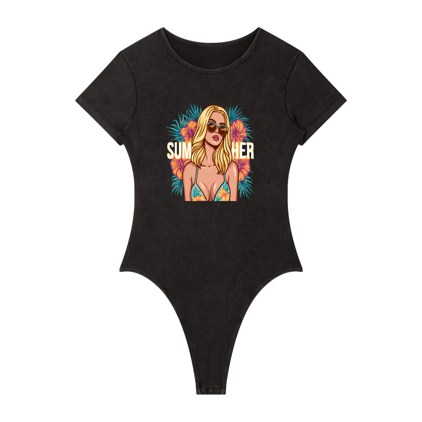 Women's Mineral Wash Crewneck Bodysuit