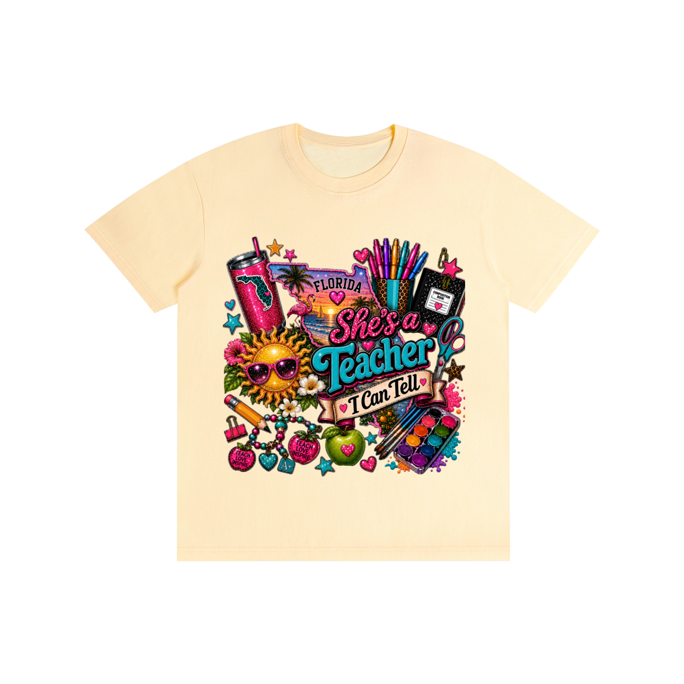 Florida "She's a teacher" unisex t-shirt