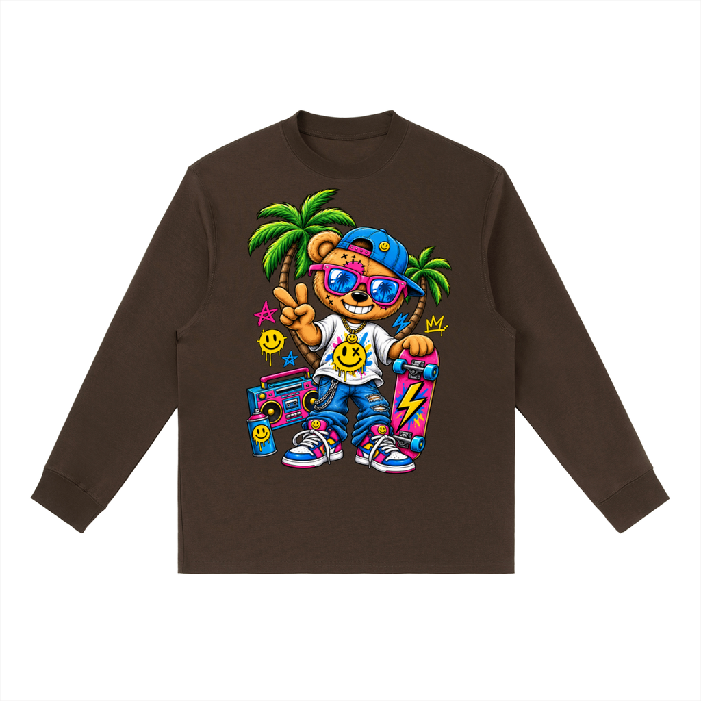 "Peace teddy" Long-Sleeve T-Shirt