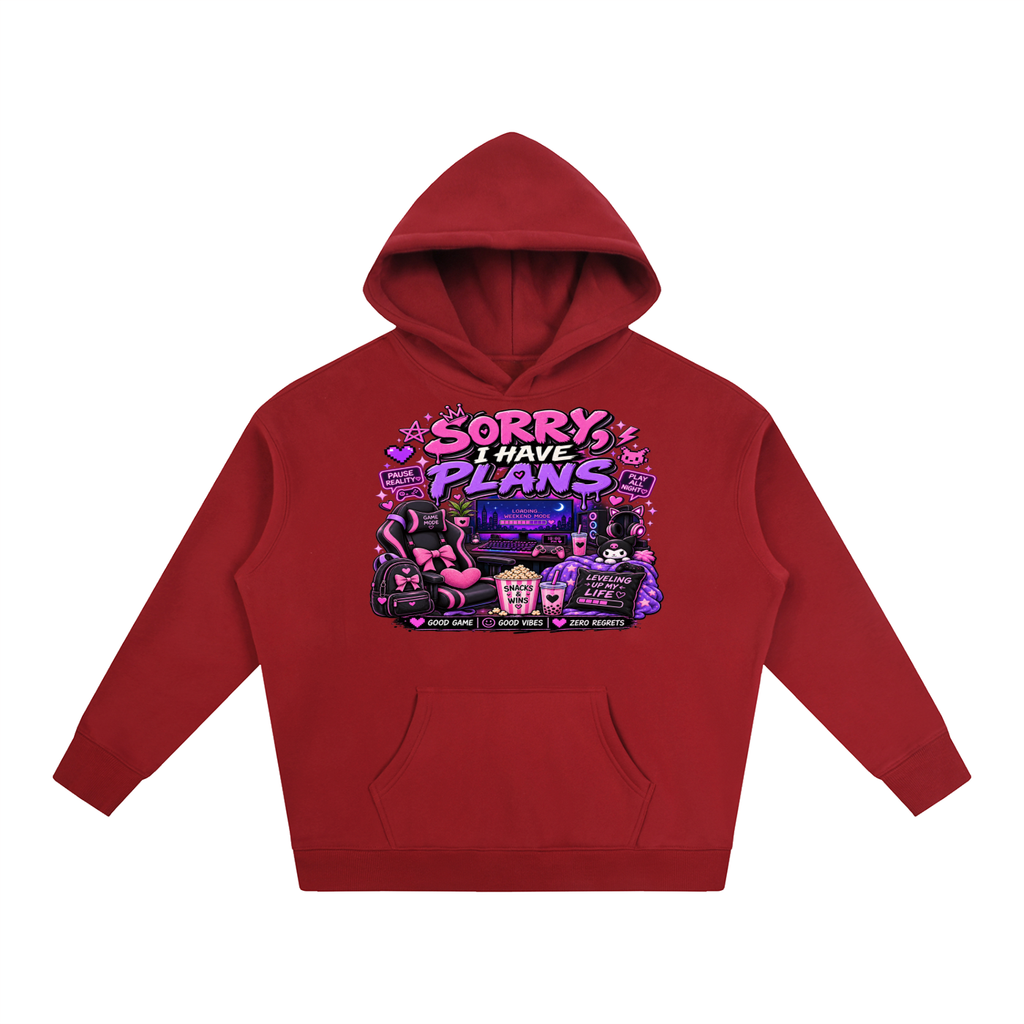 Sorry, I'm Gaming Cozy Oversized Hoodie