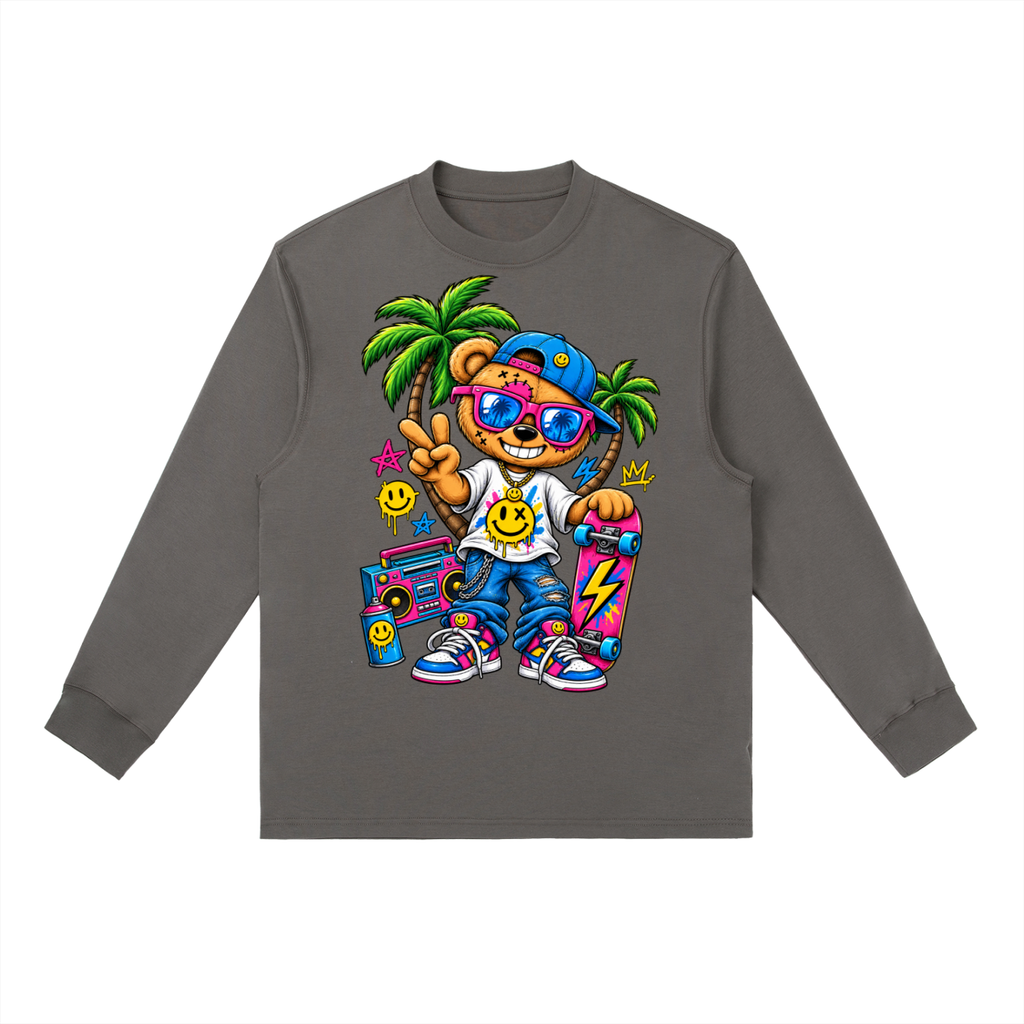 "Peace teddy" Long-Sleeve T-Shirt