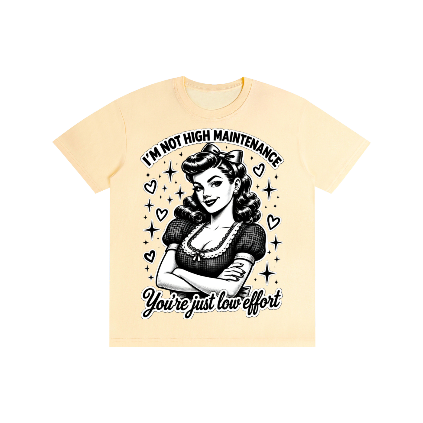 "High maintenance" Pure Cotton Unisex T-Shirt