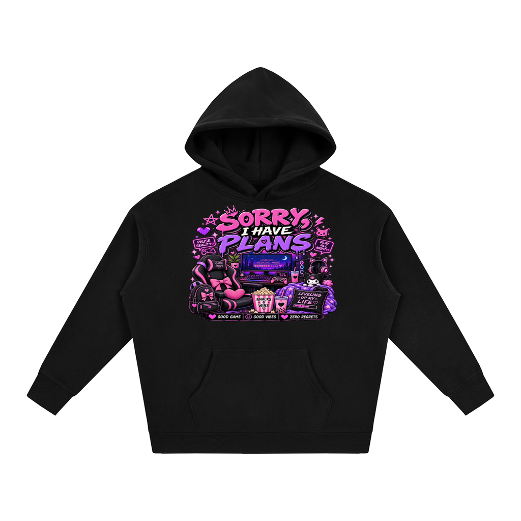 Sorry, I'm Gaming Cozy Oversized Hoodie
