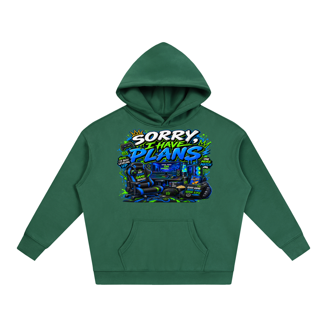 Sorry, I Have Plans Cozy Oversized Hoodie