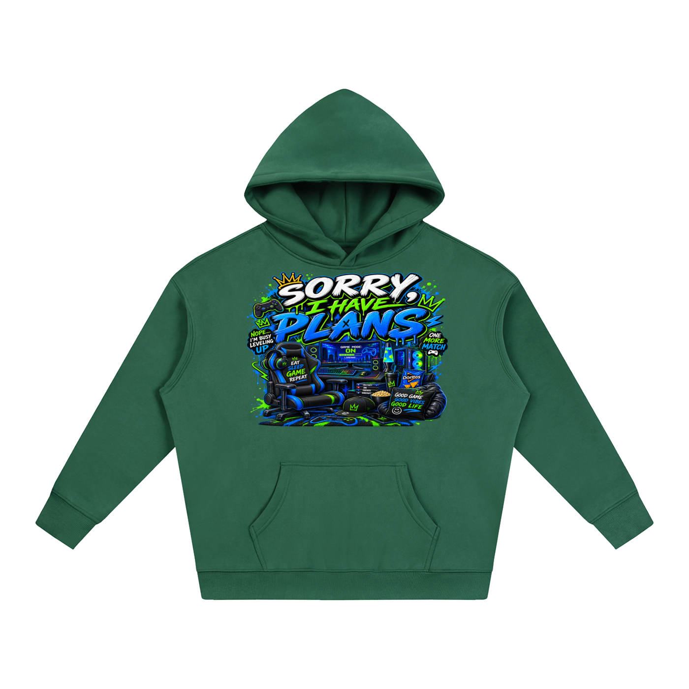 Sorry, I Have Plans Cozy Oversized Hoodie